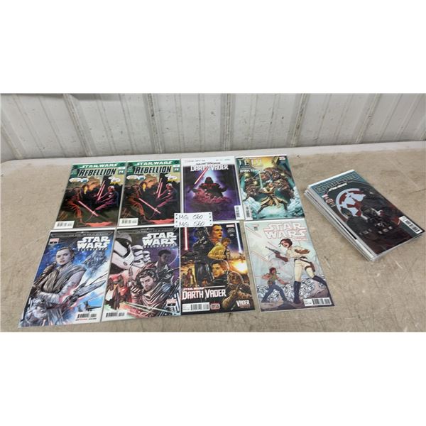 Star Wars Comic Books: Rebellion, Darth Vader, Allegiance, Rogue One, Jedi Fallen Order, and More