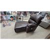 Image 1 : NewSignature Design by Ashley Dark Brown Leather Power Chaise Recliner 1 PC. of 2