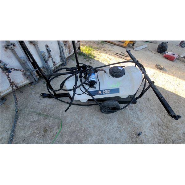 Agri-Ease Tow-Behind Sprayer with Pump, Hose, and Spray Boom