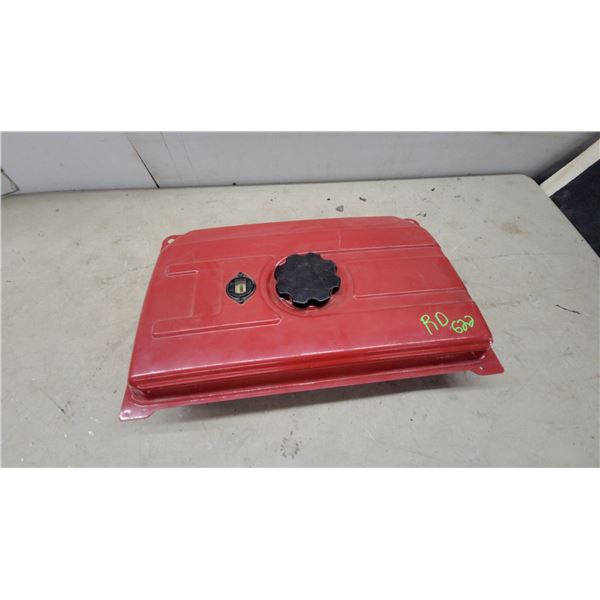 Red Metal Fuel Tank with Cap and Fuel Level Gauge for Small Engine