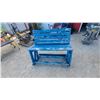 Image 1 : Blue Painted Wooden Bench