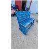 Image 4 : Blue Painted Wooden Bench