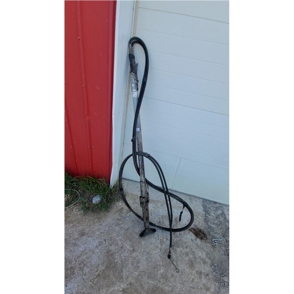Hydraulic Post Tamper with Hoses and Foot Base