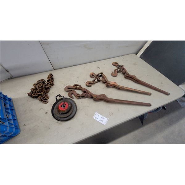 3x Load Binders Chain and Hooks Grinding Discs