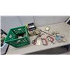 Image 1 : Halogen Work Light, C-Clamps, Drill Bits, and More