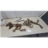 Image 1 : Heavy-Duty Metal Chain with Hooks, Natural-Fiber Utility Rope, Pry Bars, and More