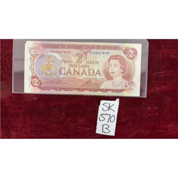 1974 Canada $2 Bill