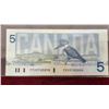 Image 3 : 1986 Canada $5 Bill
