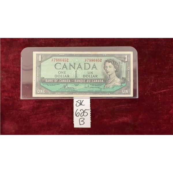 1954 Canada $1 Bill