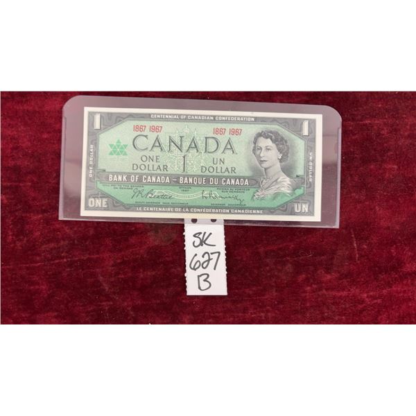 Uncirculated Canada $1 Bill