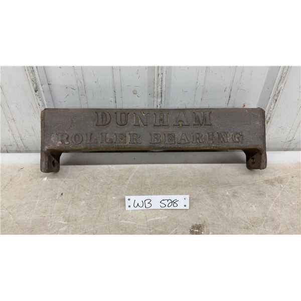 Antique Dunham Cast Iron Implement Wrench Tool Box