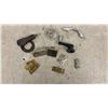 Image 6 : Vintage Cabinet Hardware Lot: Snaps, Legs, Handles, Cranks, and More