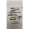 Image 2 : Lot of 18 Antique Precision Machinist Tools with Case: Boker, Starrett, Athol, and More