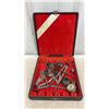 Image 2 : Antique Precision Machinist Tool Lot: Coventry, Tabor, Athol, and Starrett Gauges with Case