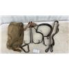 Image 1 : Antique Staco Size 40 Number WEC 34 Pole Climbing Belts and Spurs