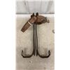 Image 3 : Antique Staco Size 40 Number WEC 34 Pole Climbing Belts and Spurs