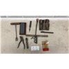 Image 1 : Vintage Woodworking Tools Lot: Planers, Saw Set, German Seiger Tool, 2 Chisels, Gimlet, and More