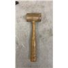 Image 9 : Vintage Leather Tools and Dovetail Box Lot: Leather Lace, Holder, Mallet, Knife, and More