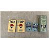 Image 3 : Vintage Shaving Lot: Five Safety Razors, Four Brushes, Blades, Twinplex Stropper, and More