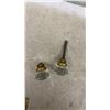 Image 3 : Antique Glass Crystal Door Knobs, Plates, and Mortise Locks, Set of Three with Box
