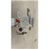 Image 1 : Vintage Auto and Oil Emblems and Car Parts