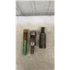 Image 2 : Vintage Leather Tools Lot: Craftool Snap All Tool Set, Troylit Sharpener, Punches, and More