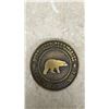 Image 2 : Three Vintage Belt Buckles: Northwest Territories Polar Bear, Zee Series ADM Cowboy, and Twisted