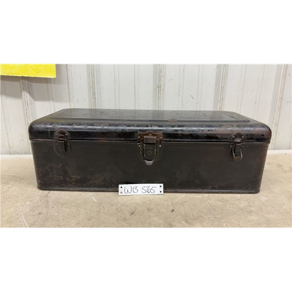 Rare Antique Globe & Machine Stamping Company Tool Box for Model a and Model T Ford Cars