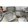 Image 2 : Aluminum Roasting Pans, Angel Food Cake Pan, Colanders, Serving Tray, Knives, and More