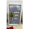 Image 5 : Framed Pictures, Coffee Signs, Serving Tray, Coin Organizer, Veggy Chopper and More