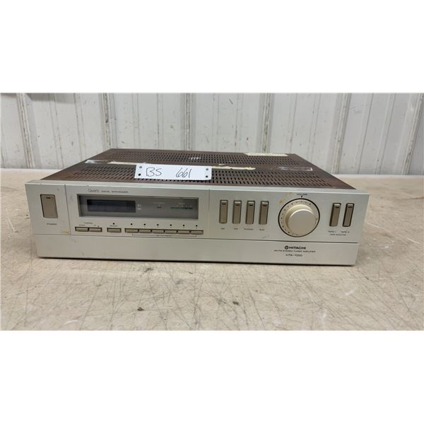 Hitachi HTA-7000 AM-FM Stereo Tuner Amplifier with Quartz Digital Synthesizer