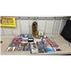 Image 1 : VHS Tapes, Music CDs, Blank Memorex T-120 Tapes, Bamboo Wind Chime, and More