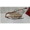 Image 1 : Vintage Sled with Wooden Slat Seat and Aluminum