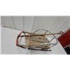 Image 2 : Vintage Sled with Wooden Slat Seat and Aluminum