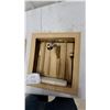 Image 3 : Crystal Stemware Set with Gold Banding and White Marble and Gold Bar Tool Set