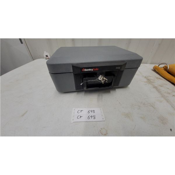 SentrySafe 1110 Fire-Resistant Document Chest with Keys