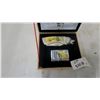 Image 2 : Wolf-Themed Collectible Gift Set with Folding Knife and Lighter in Wooden Box