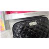 Image 4 : This Is a Black Steve Madden Quilted Travel Case with a Faux Snakeskin Texture, Identified by the S