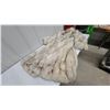 Image 3 : Silver Fox Fur Stole with Grey Satin Lining