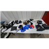 Image 1 : SPRI Resistance Tube Band Sets with Handles, Ankle Straps, Door Anchors, and Agility Harness