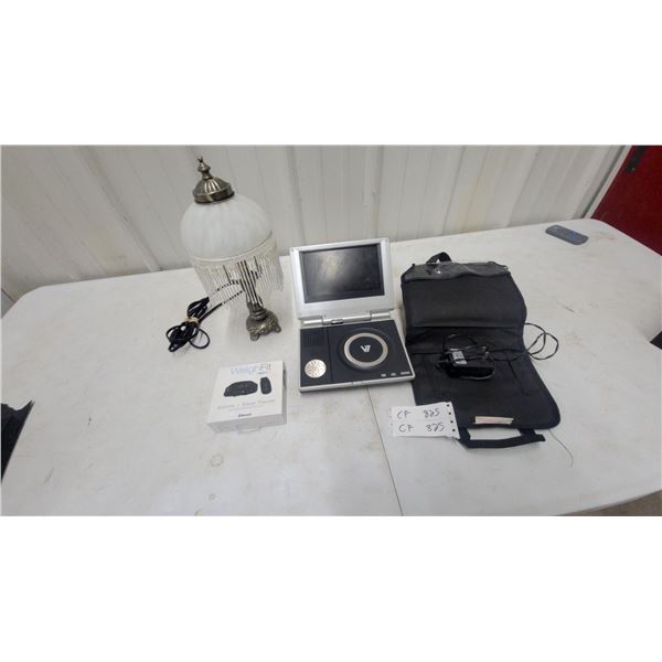 V7 Portable DVD Player with Carrying Case, WeighFit Activity Tracker, and More