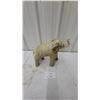 Image 1 : Decorative Elephant Figurine with Raised Trunk, Composite Material 12" Tall