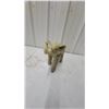 Image 4 : Decorative Elephant Figurine with Raised Trunk, Composite Material 12" Tall