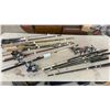 Image 1 : Collection of Fishing Rods Including Okuma, Shakespeare, and Shimano and More