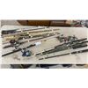 Image 2 : Collection of Fishing Rods Including Okuma, Shakespeare, and Shimano and More