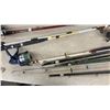 Image 4 : Collection of Fishing Rods Including Okuma, Shakespeare, and Shimano and More