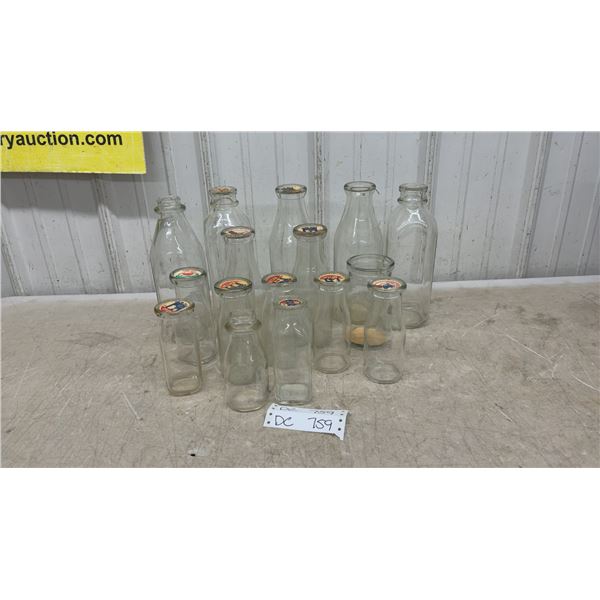 Vintage Milk Bottles