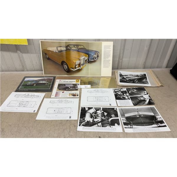 Rolls-Royce Corniche Brochure, Silver Shadow Technical Drawings, Photographs, and More
