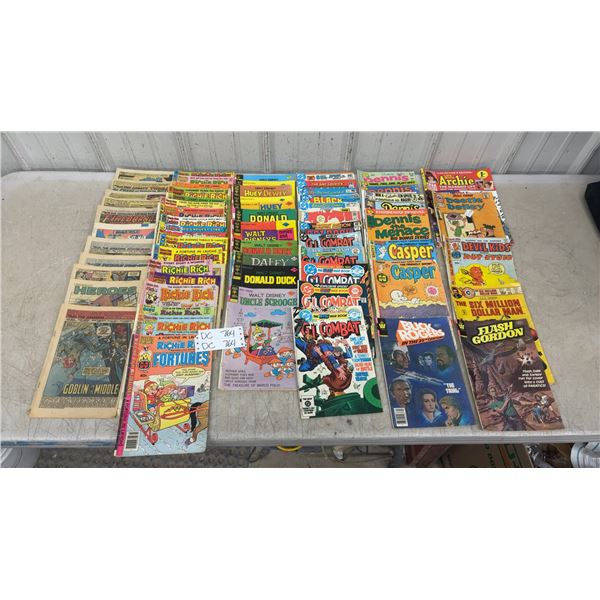 Vintage Comic Book Collection Featuring Marvel, DC, Harvey, Gold Key, Archie, and More