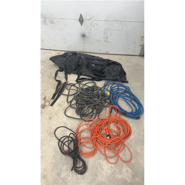 5 Extension Cords and CCM Sports Bag